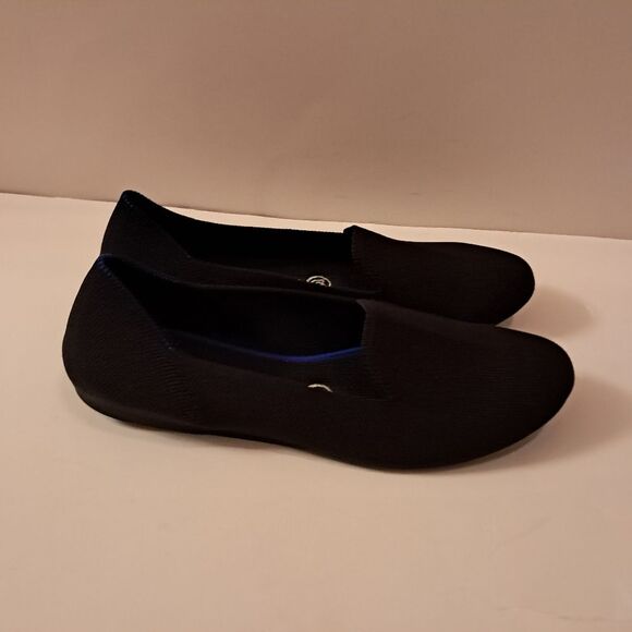 Rothy's Shoe Women's 8 Black The Loafer Comfort Minimalist Office Formal Career - Picture 1 of 12